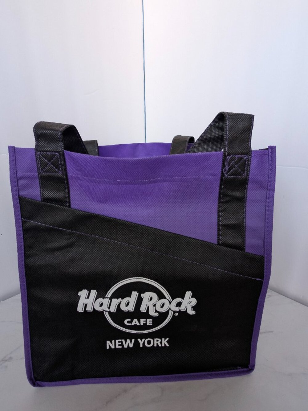 Hard Rock Cafe New York Oversized Cloth Bag with Reinforced Bottom